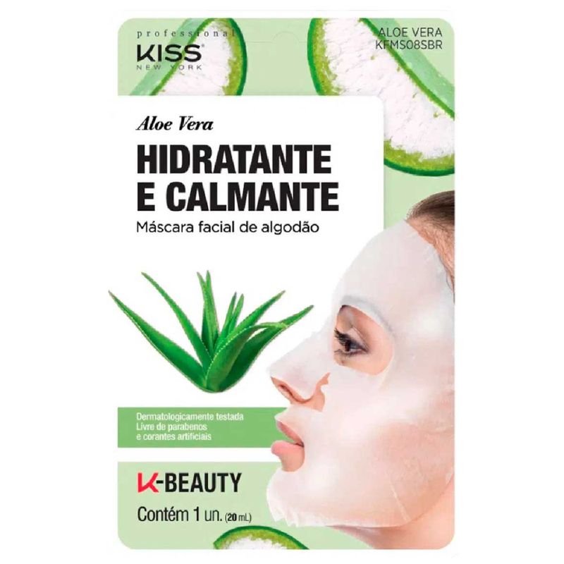 -Mascara-Facial-Kiss-New-York-K-beauty-Aloe-Vera-1-Unidade