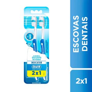 Escova Dental Oral-b Indicator Plus 35 2 Unidades