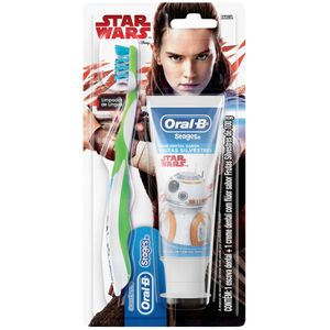 Kit Oral-b Escova Dental + Creme Dental Star Wars 100g