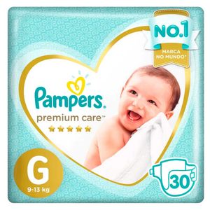 Fralda Pampers Premium Care G 30 Unidades