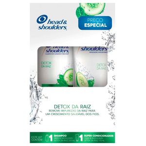 Kit Head & Shoulders Detox Da Raiz Shampoo 200ml + Condicionador 170ml