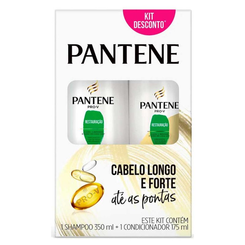 -Kit-Pantene-Restauracao-Shampoo-350ml---Condicionador-175ml