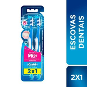 Escova Dental Oral-b Pro Saúde 7 Benefícios 2 Unidades