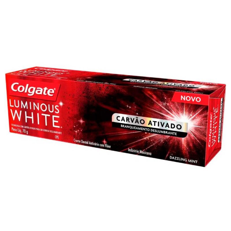 -Creme-Dental-Colgate-Luminous-White-Carvao-Ativado-70g