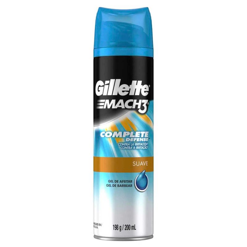 -Espuma-De-Barbear-Gillette-Mach3-Irritation-Defense-198g