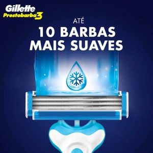 Aparelho De Barbear Gillette Prestobarba 3 Ice 2 Unidades