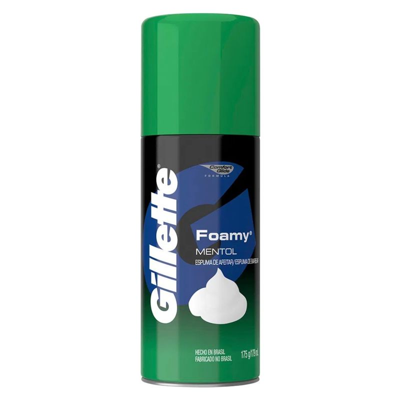 -Espuma-De-Barbear-Gillette-Foamy-Mentol-175g