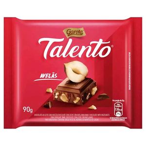 Chocolate Garoto Talento Avelãs 25g