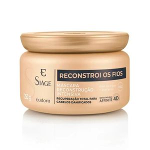 Máscara De Tratamento Capilar Eudora Siàge Reconstrói Os Fios 250g