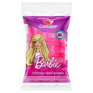 Esponja De Banho Infantil Condor Barbie 1 Unidade