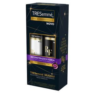 Kit Tresemmé Reconstrução E Força Capilar Shampoo 400ml + Condicionador 200ml + Shampoo A Seco 75ml