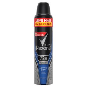 Desodorante Rexona Masculino Men Active Dry Aerosol 250ml