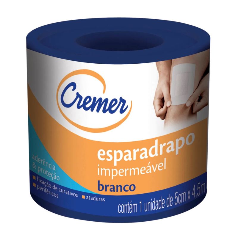 -Esparadrapo-Impermeavel-Branco-Cremer-5cmx45m