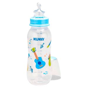 Mamadeira Kuka Natural Plus Color Azul 6+ Meses 250ml 1 Unidade