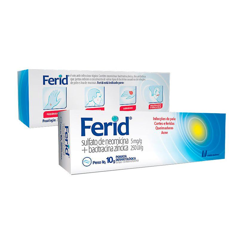 Ferid Pomada Dermatológica 10g - Promofarma