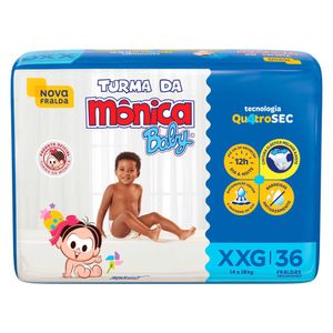 Fralda Mega Turma Da Mônica Xxg 36 Unidades