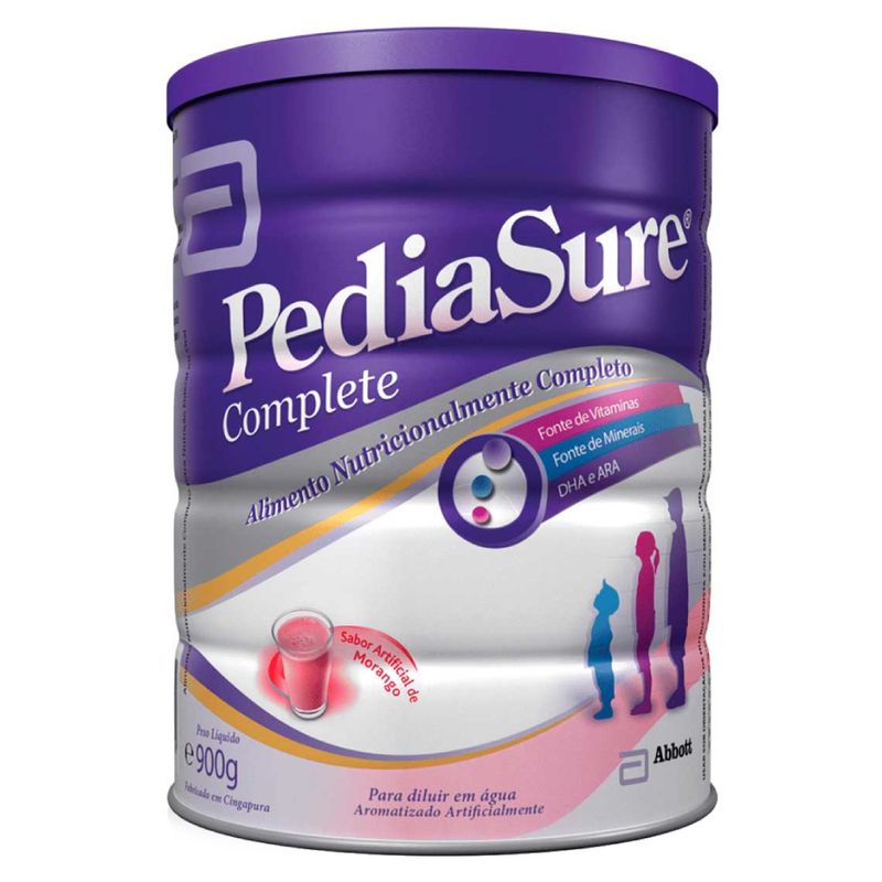 -Suplemento-Infantil-Pediasure-Po-Sabor-Morango-900g