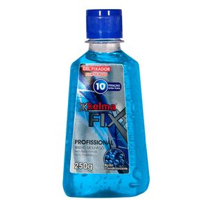Gel Fixador Kelma Azul Garrafa 250g