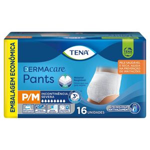 Roupa Íntima Descartável Tena Pants Dermacare P/m 16 Unidades