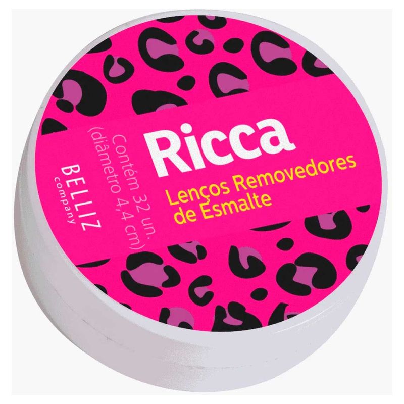 -Lenco-Removedor-De-Esmalte-Ricca-32-Unidades