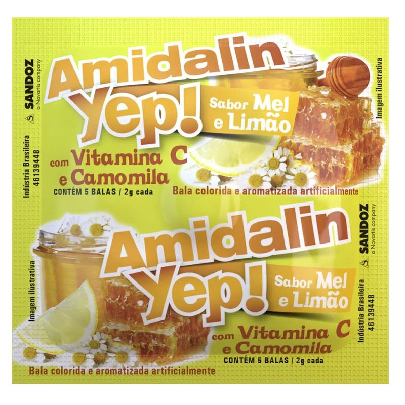 -Amidalin-Yep--Sandoz-Mel-E-Limao-Sache-5-Pastilhas