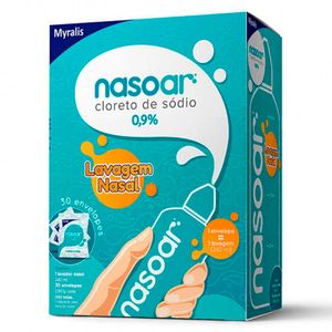 Nasoar Granulado Para Solução Nasal 30 Envelopes De 2,160g + Frasco Aplicador 240ml