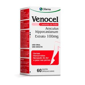 Venocel 100mg 60 Cápsulas Gelatinosas
