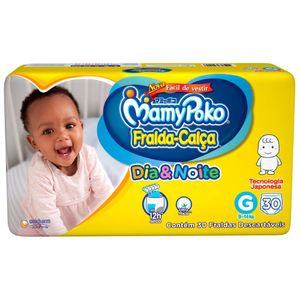 Fralda-calça Mamypoko Dia E Noite G 30 Unidades