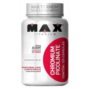 Chromium Picolinate Max Titanium 120 Cápsulas