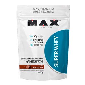 Super Whey Max Titanium Refil Chocolate 900g