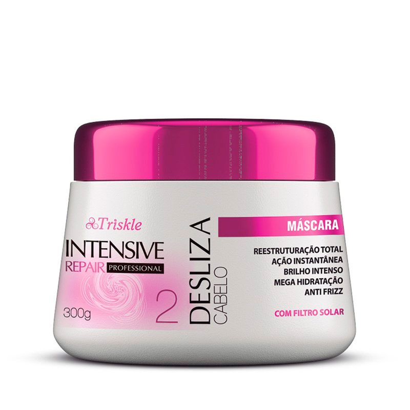 -Mascara-De-Hidratacao-Capilar-Triskle-Intensive-Repair-Desmaia-Cabelo-300g