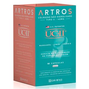 Colágeno Artros Uc-ii 40mg Divina Pharma 90 Cápsulas