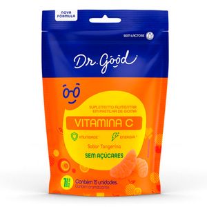 Vitamina C Dr Good Tangerina 15 Gomas
