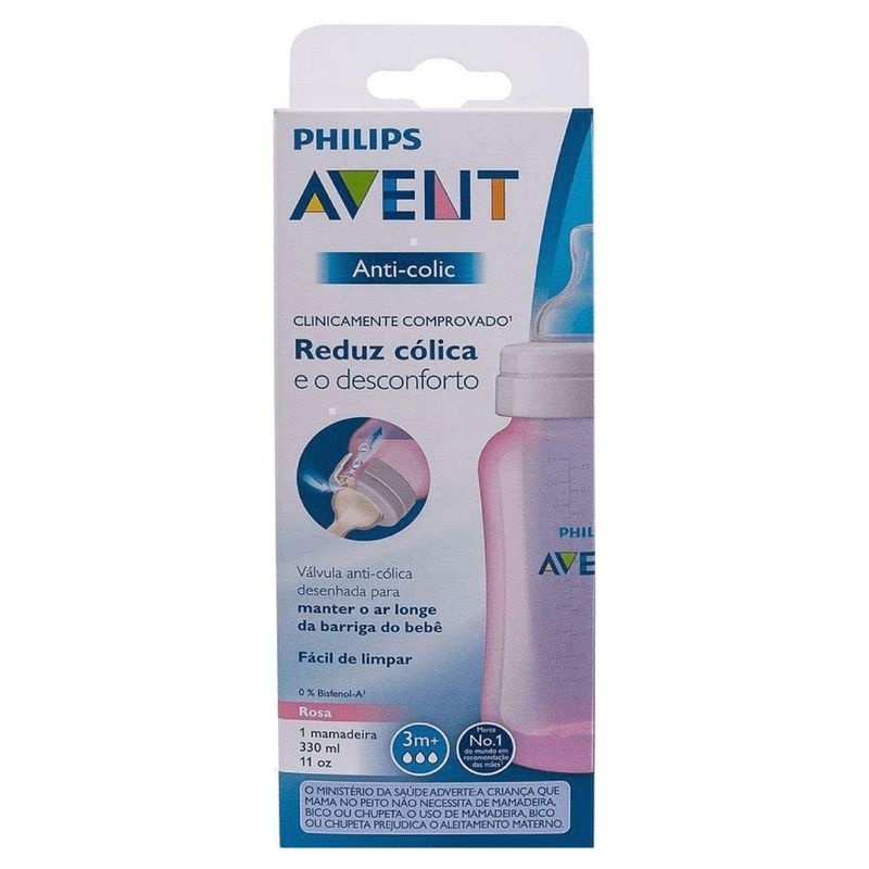 -Mamadeira-Avent-Classic-Rosa-3--Meses-330ml