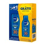 -Kit-Nivea-Protetor-Solar-Sun-Protect-E-Hidrata-Fps30-200ml---Protetor-Solar-Fps30-100ml