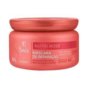 Máscara De Tratamento Capilar Eudora Siàge Nutri Rosé 250g