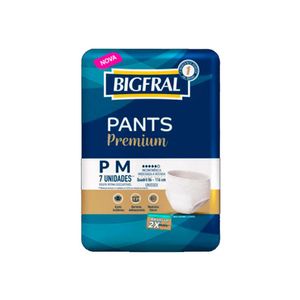 Roupa Íntima Descartável Bigfral Pants Premium P/m 7 Unidades