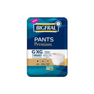 Roupa Íntima Descartável Bigfral Pants Premium G/xg 7 Unidades