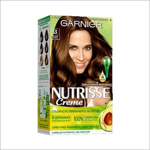 Tintura Garnier Nutrisse Creme N 53 Castanho Claro 1 Kit