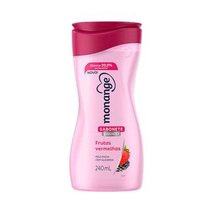 Sabonete Líquido Monange Frutas Vermelhas 240ml