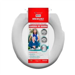 Assento Sanitário Para Cadeira De Banho Mebuki Fechado 1 Unidade