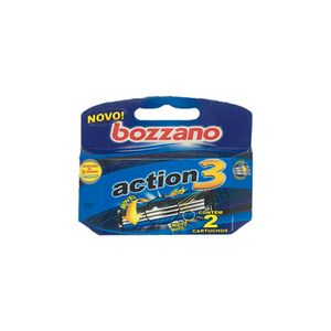 Carga Para Aparelho De Barbear Bozzano Action 3 2 Unidades