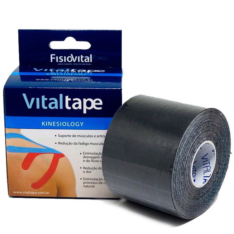 -Bandagem-Adesiva-Vitaltape-5cm-X-5m-Preta-1-Unidade