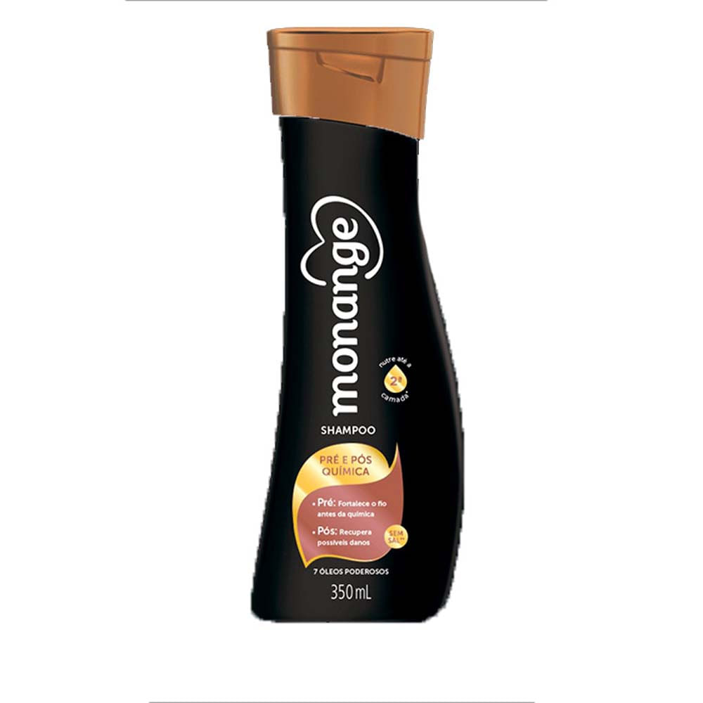Shampoo Monange Pré E Pós Química 350ml Promofarma