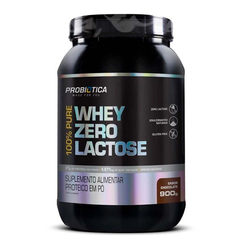 -Whey-Protein-100--Pure-Probiotica-Zero-Lactose-Chocolate-900g