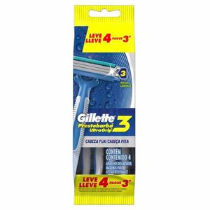 Aparelho De Barbear Gillette Prestobarba Ultragrip 3 4 Unidades