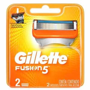 Carga Para Aparelho De Barbear Gillette Fusion5 2 Unidades