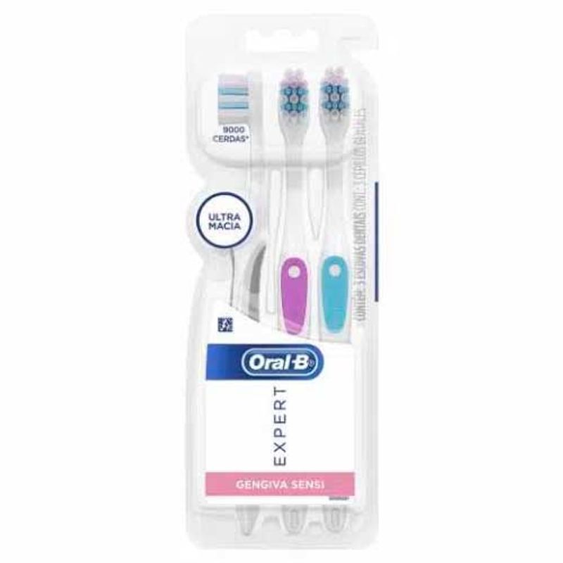 -Escova-Dental-Oral-b-Expert-Gengiva-Sensi-3-Unidades
