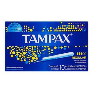 Absorvente Interno Tampax Regular 10 Unidades