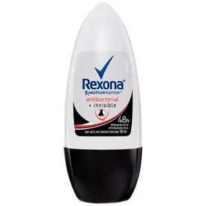 Desodorante Rexona Feminino Antibacterial Invisible Roll-on 50ml